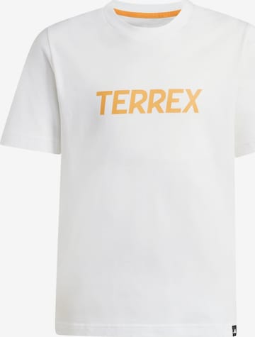ADIDAS TERREX Функциональная футболка в Белый: спереди