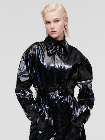 Karl Lagerfeld Prehoden plašč 'Iridescent' | črna barva