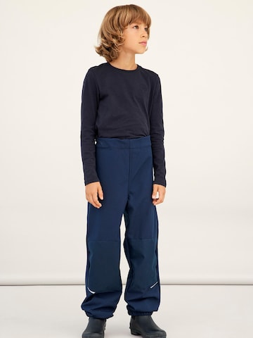 NAME IT Tapered Functionele broek 'Alfa' in Blauw