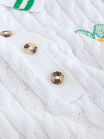 Next Gebreide jurk in Wit