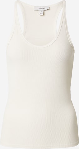 Top 'TSHENRI' de la TOPSHOP pe bej: față