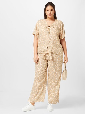 regular Pantaloni di Michael Kors Plus in beige