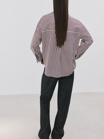 MANGO Blouse 'FONTANA' in Beige