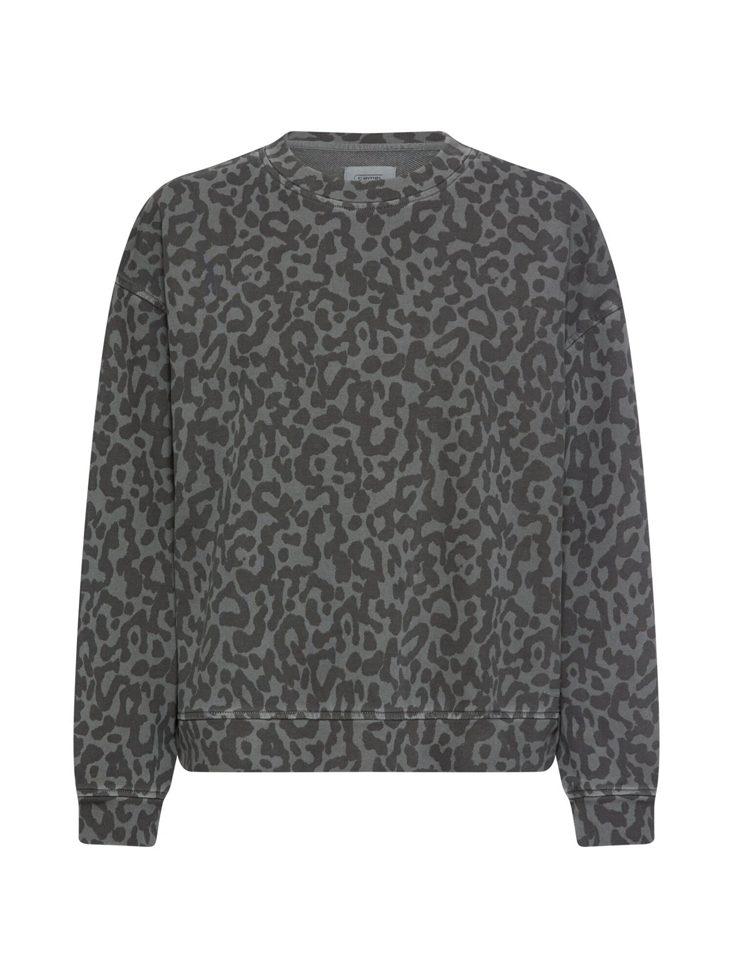 CAMEL ACTIVE Oversize-Sweatshirt aus 100% Baumwolle in Grau: Vorderseite
