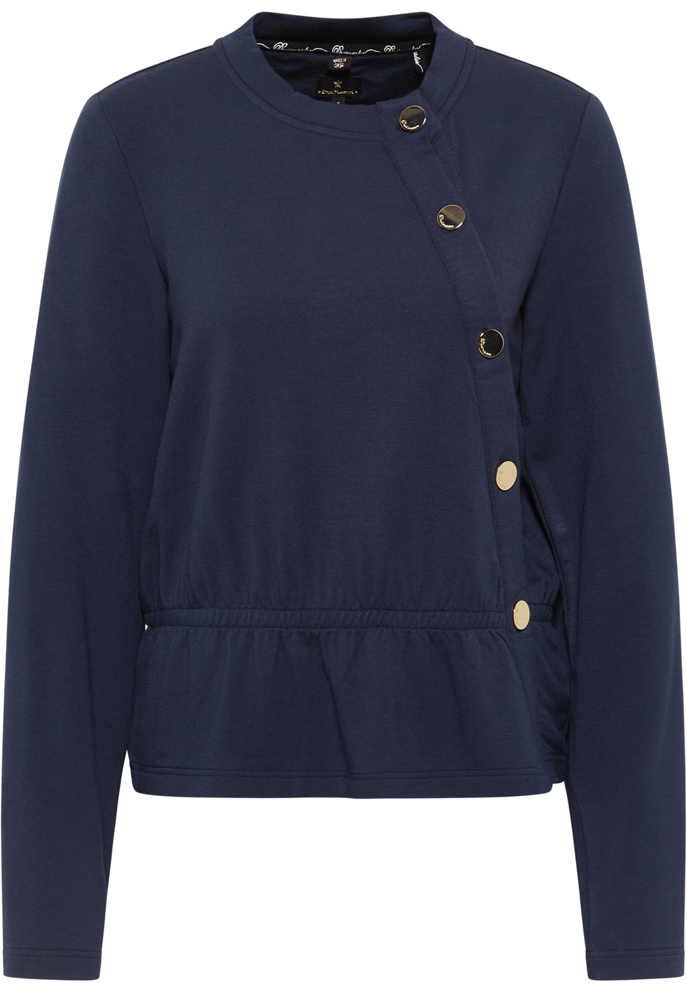 DreiMaster Klassik Strickjacke in Blau: Vorderseite