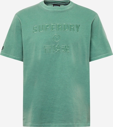 Superdry Shirt in Groen: voorkant