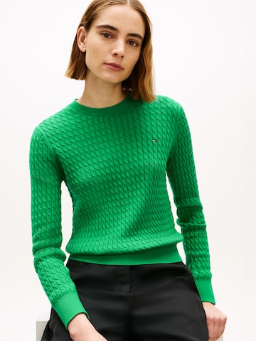 TOMMY HILFIGER Pulóver - zöld