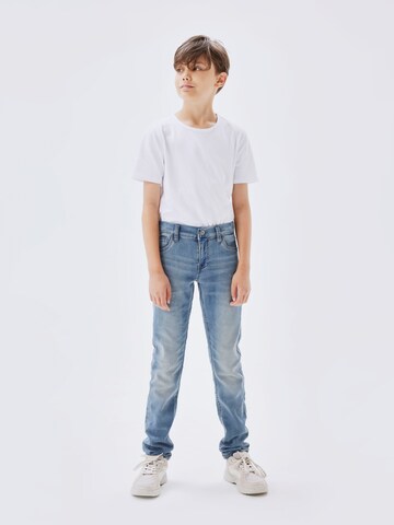NAME IT Skinny Jeans 'Theo' in Blauw