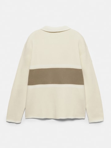 Pull&Bear Pullover i hvid