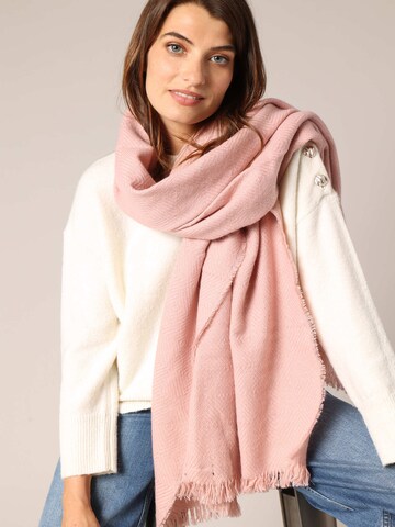 Écharpe 'MORGANE' Deeluxe en rose : devant