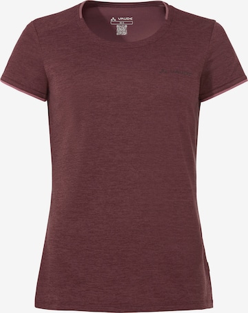 VAUDE Performance shirt 'Essential' in Red: front