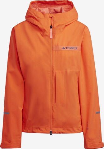 ADIDAS TERREX Outdoor Jacket in Orange: front