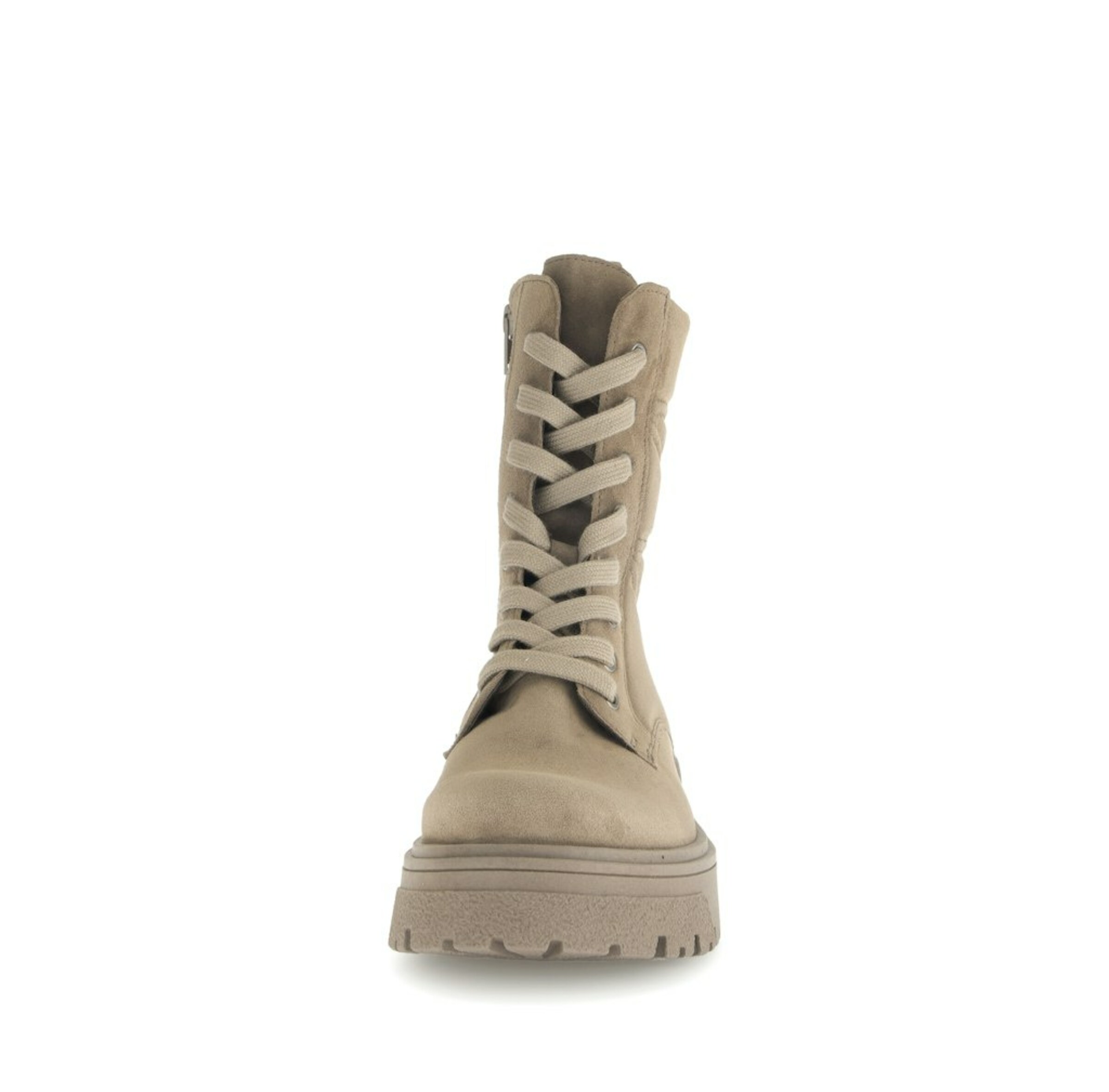 GABOR Lace-up bootie in Beige