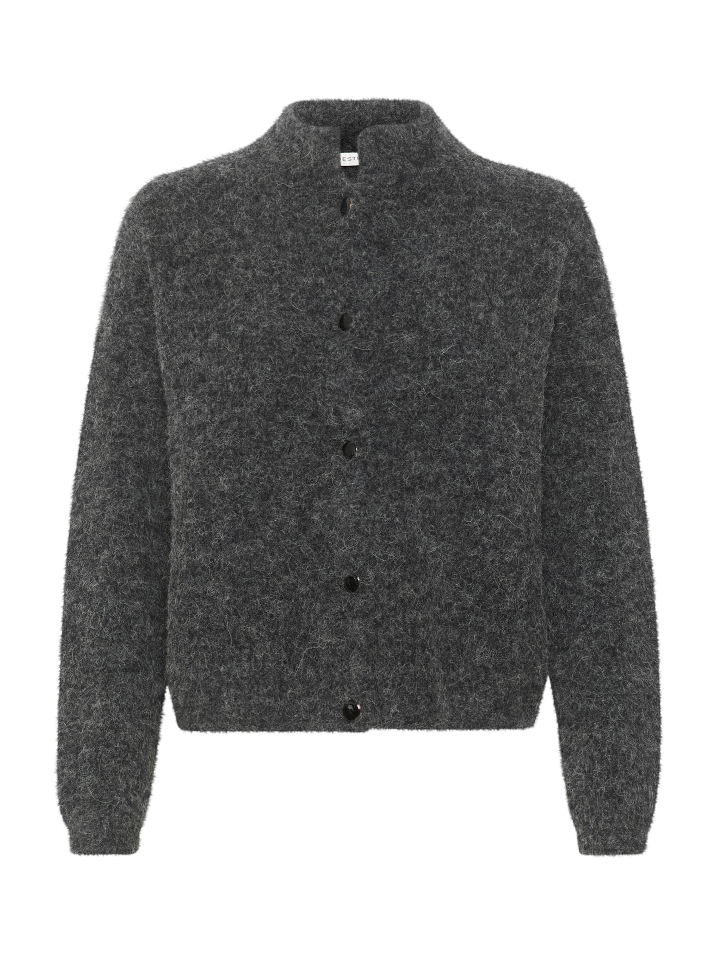 Gestuz Knit Cardigan 'AlphaGZ' in Anthracite, Item view