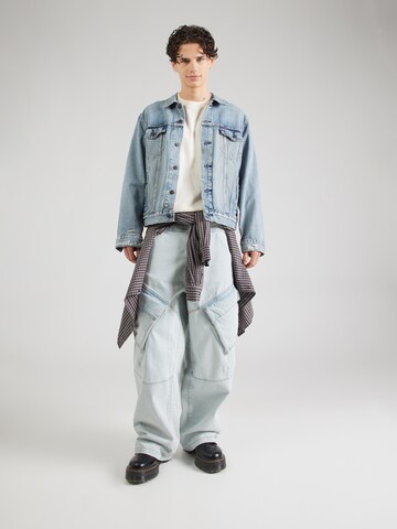 Marcelo Burlon Shirt 'HEADLETTER' in Beige