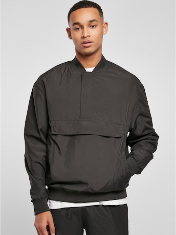 Urban Classics Between-Season Jacket in Black: front