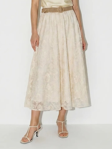 Jupe Bianco Lucci en beige