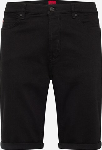 HUGO Slim fit Jeans in Black: front