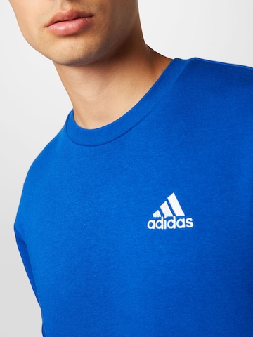 ADIDAS SPORTSWEAR Αθλητική μπλούζα φούτερ 'Essentials Fleece' σε μπλε