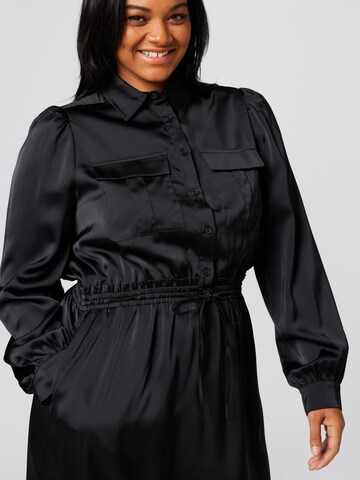Guido Maria Kretschmer Curvy Sukienka koszulowa 'Josefin' w kolorze czarny
