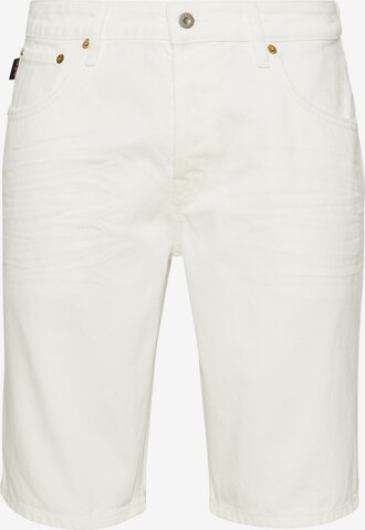 Superdry Regular Jeans in Wit: voorkant