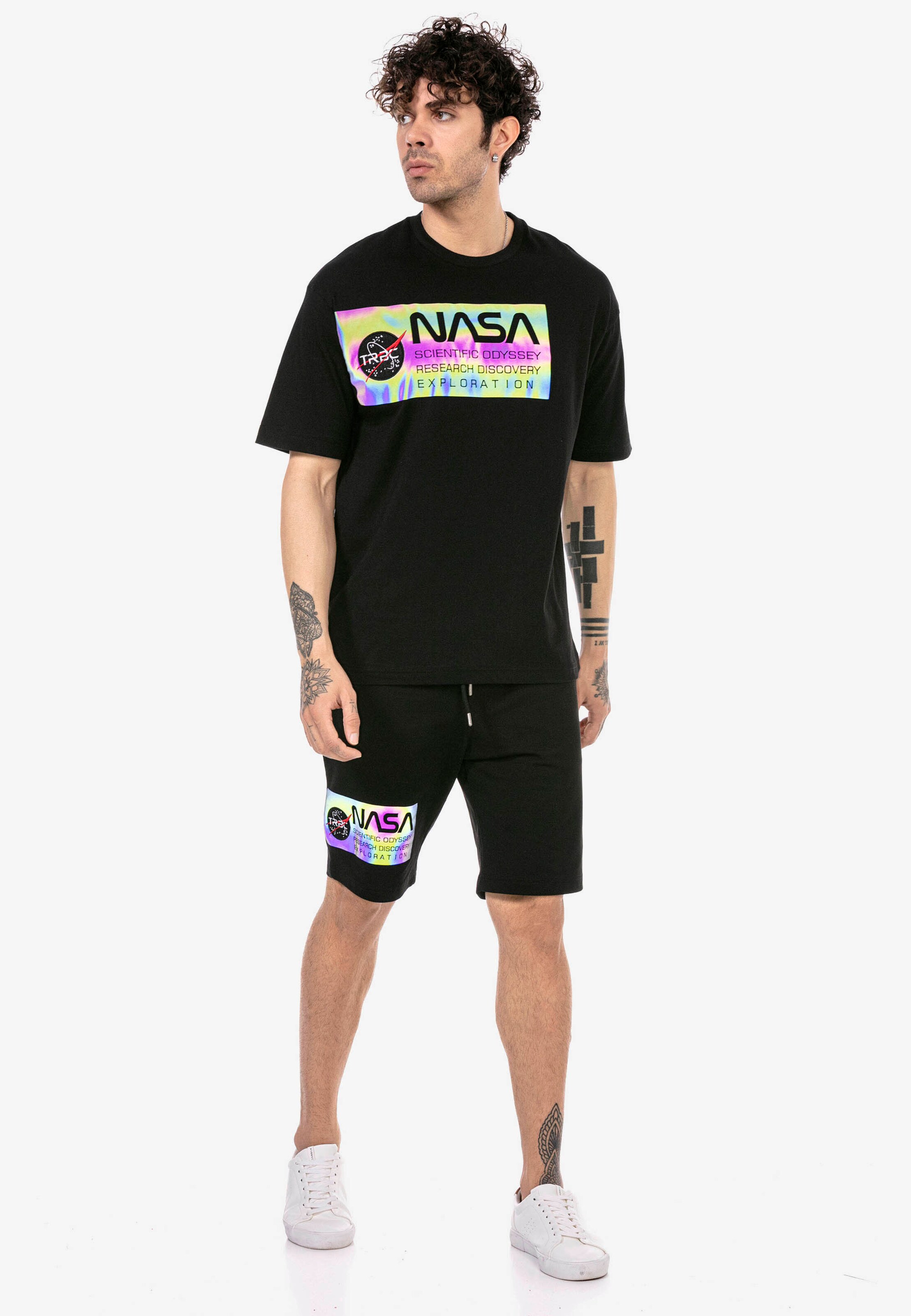 Männer Redbridge Bekleidung Redbridge Sweatshorts 'Byfleet' in Schwarz - LU36181 Männer Redbridge Bekleidung Redbridge Sweatshorts 'Byfleet' in Schwarz - LU36181