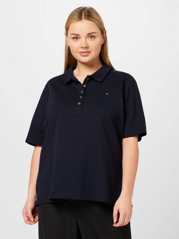 Tommy Hilfiger Curve Shirt in Blue: front