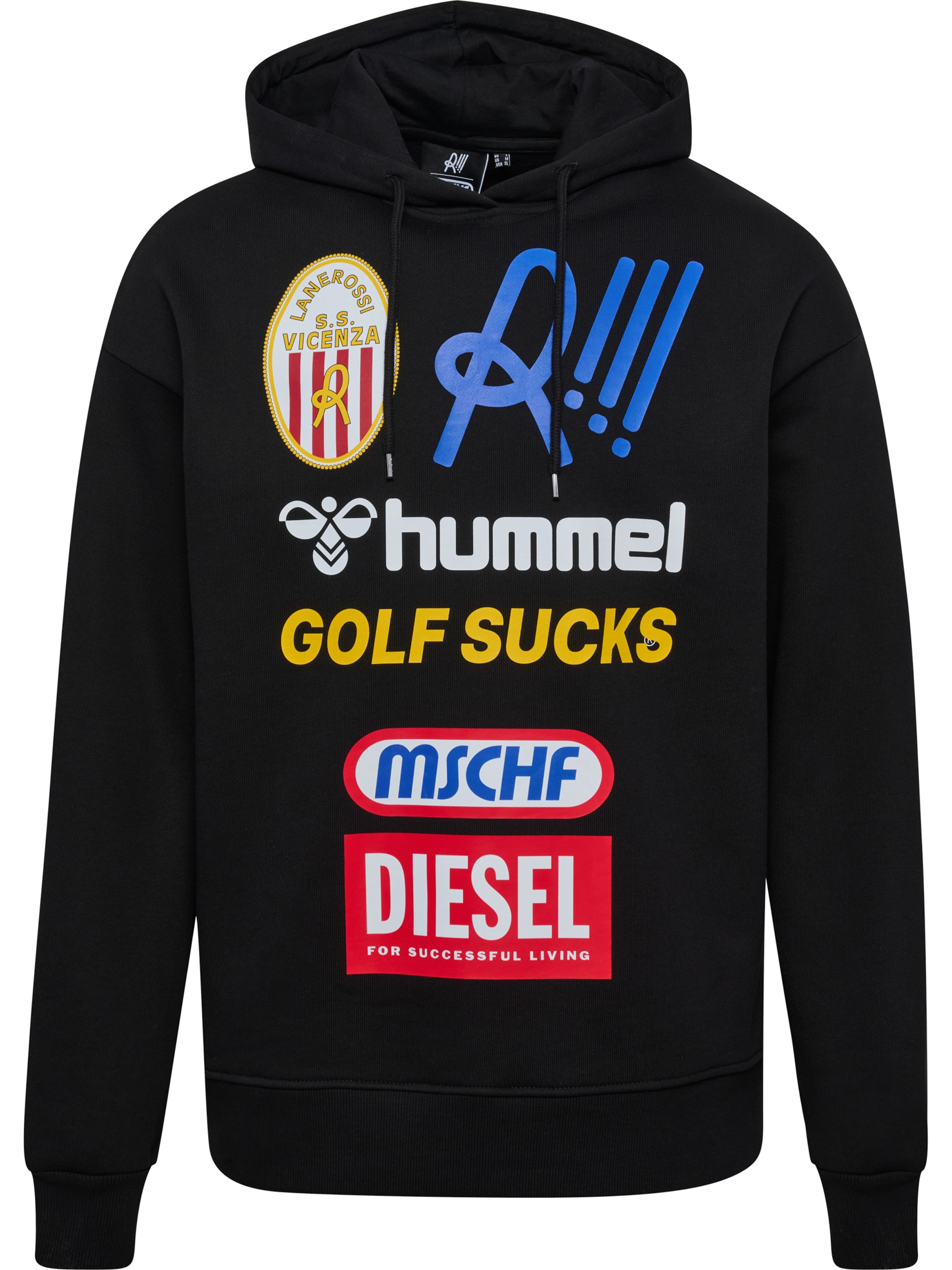 Sweat de sport Hummel en noir : devant