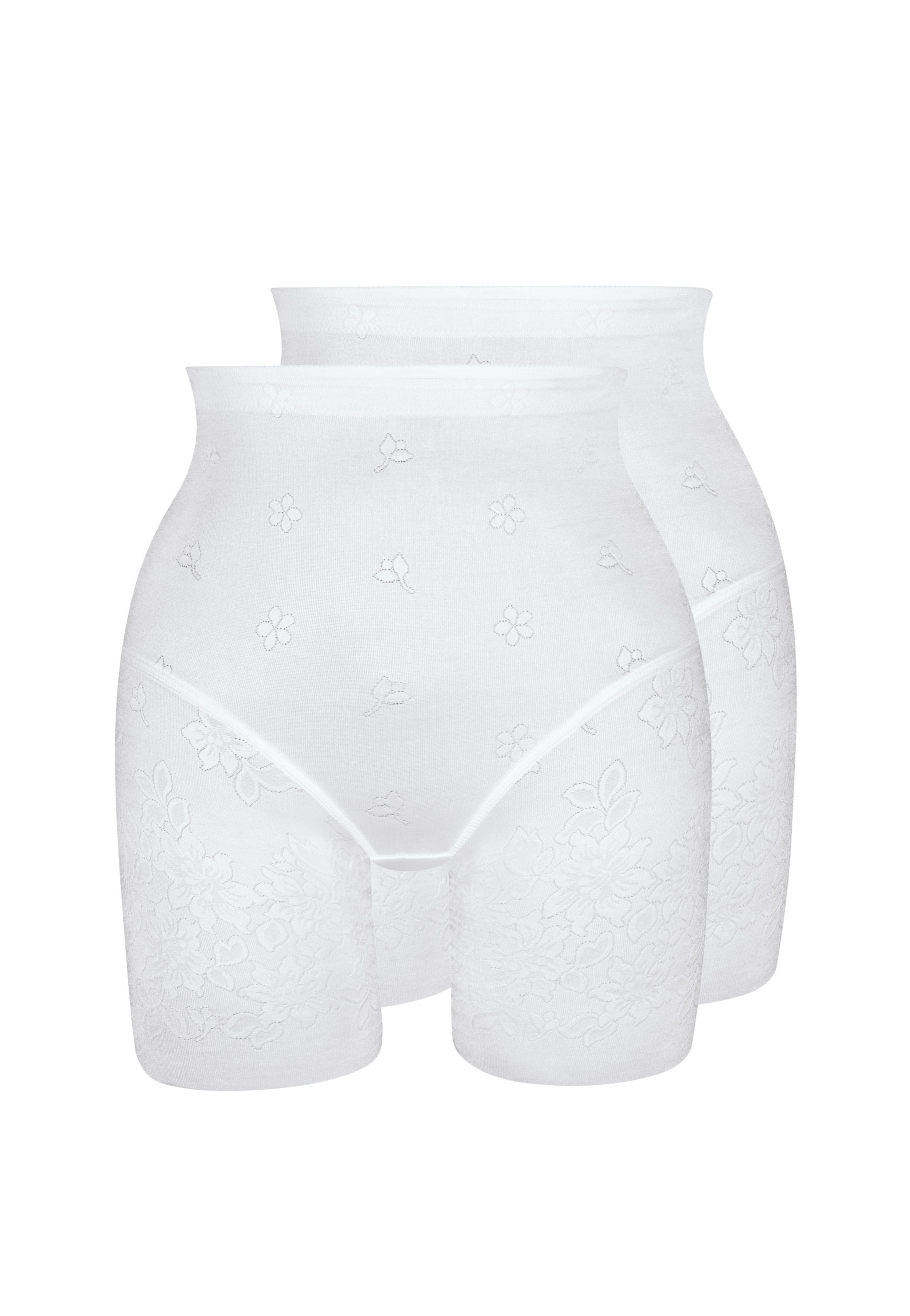 sassa Long Johns 'FUNCTIONAL JACQUARD' in White: front