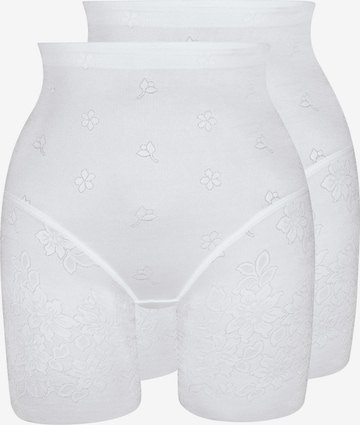 sassa Long Johns 'FUNCTIONAL JACQUARD' in White: front