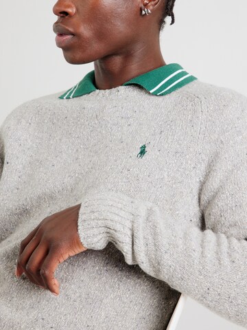 Polo Ralph Lauren Sweater 'SADDLE' in Grey