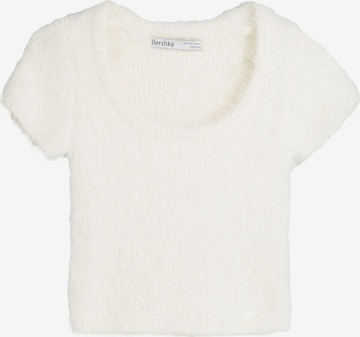 Bershka Pullover i hvid: forside