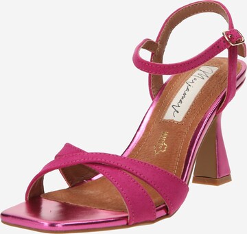 MARIAMARE - Sandalias con hebilla 'NUIN' en rosa: frente