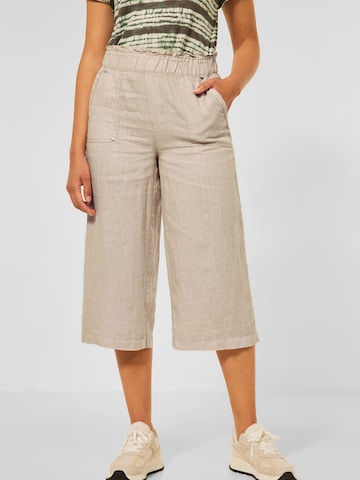 STREET ONE Loose fit Pants in Beige: front