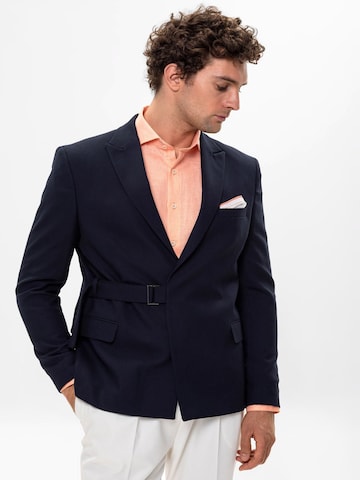 Coupe regular Veste de costume Antioch en bleu