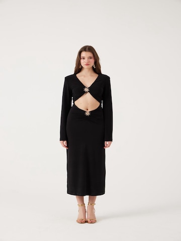 HOLLY LOLLY Kleid in Schwarz: Vorderseite