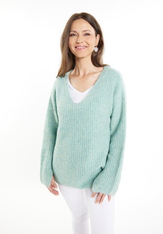 Pull-over 'Lynnea' usha WHITE LABEL en vert : devant