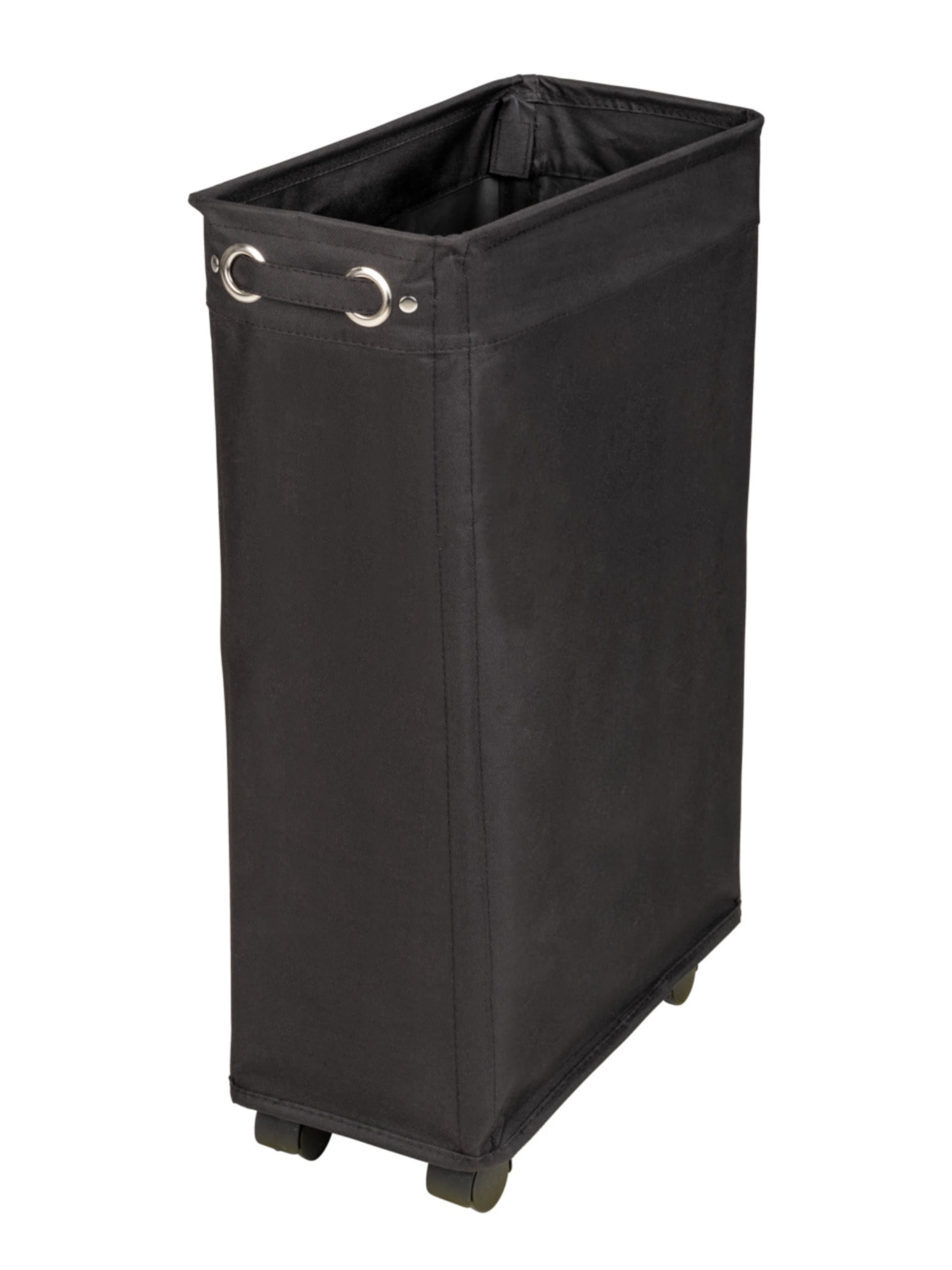Wenko Wäschebehälter 'Corno' in Schwarz: Vorderseite