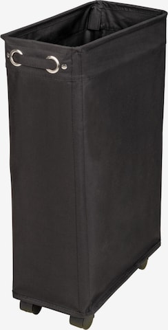 Wenko Laundry Basket 'Corno' in Black: front