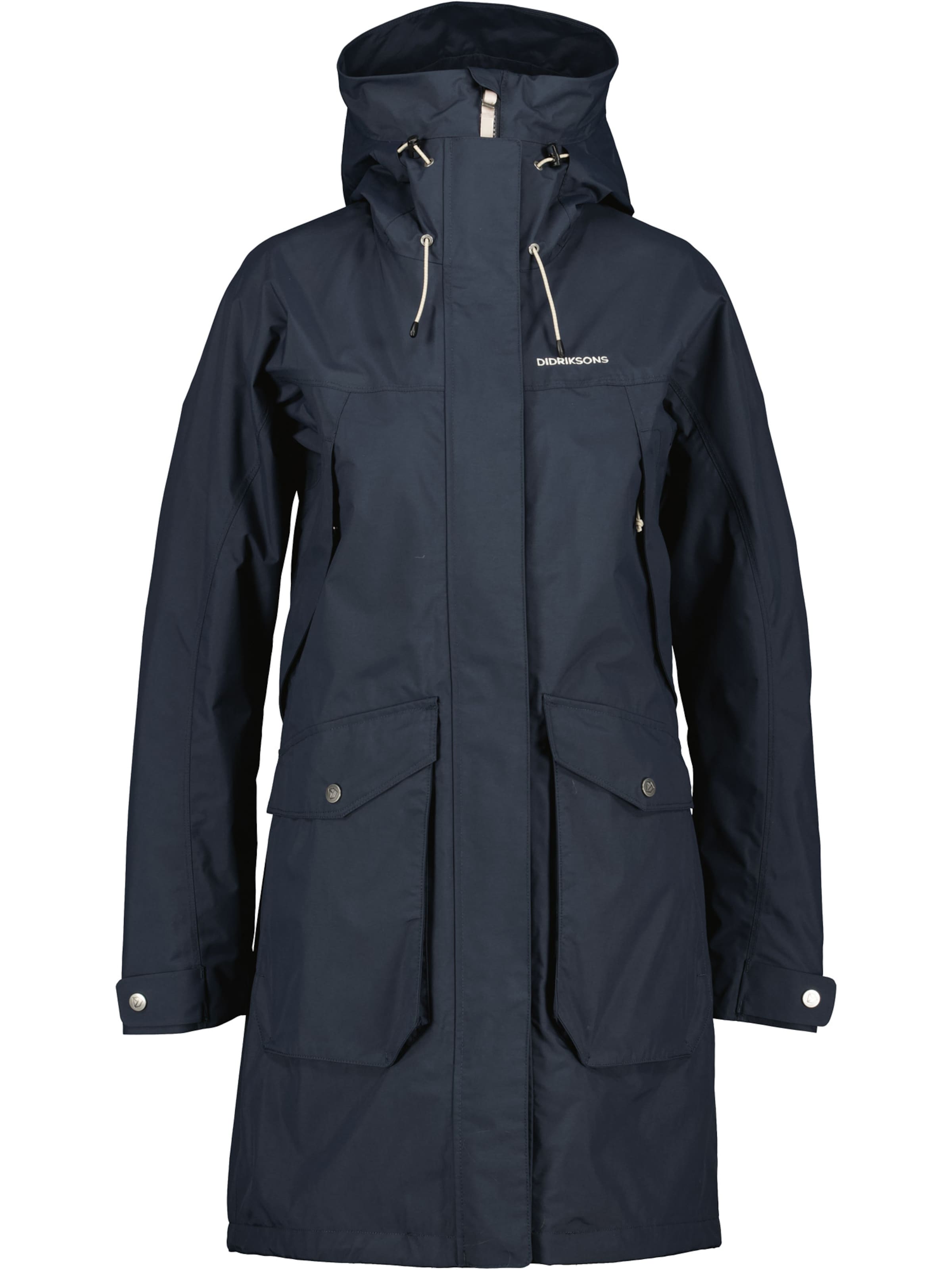 Didriksons Outdoorjas 'THELMA' in Blauw: voorkant
