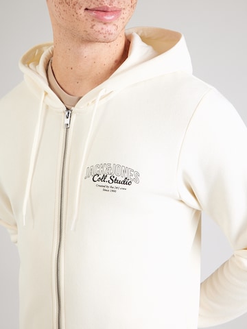 Veste de survêtement 'JJMAKOTO' JACK & JONES en blanc