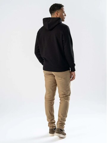 TEESHOPPEN Sweater ' Sweatshirt Hoodie ' in Black