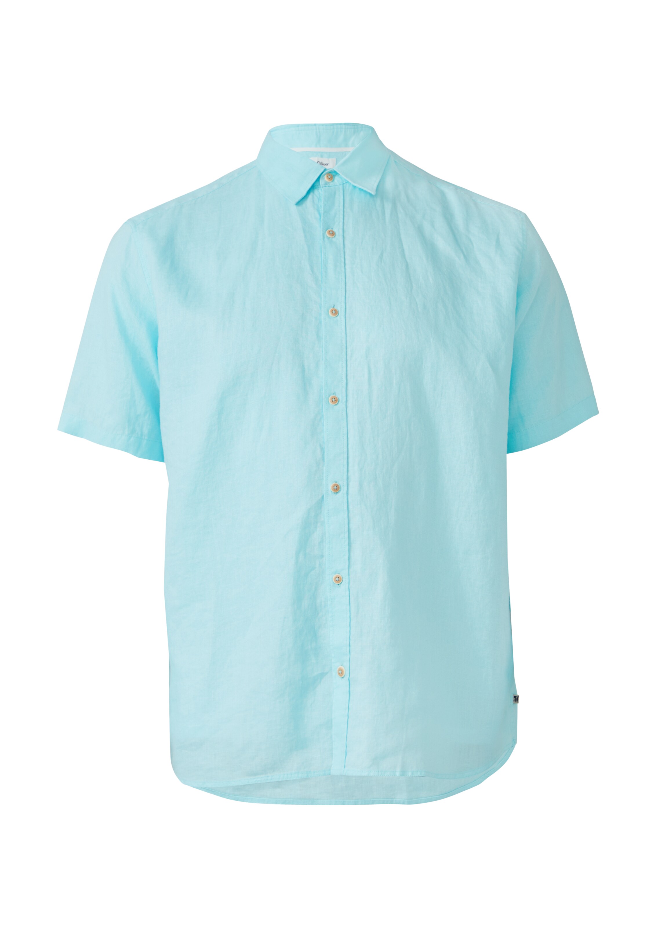 s.Oliver Men Big Sizes Regular Fit Hemd in Grün: Vorderseite