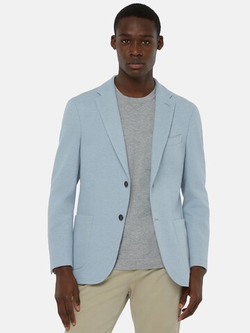 Coupe regular Veste de costume Boggi Milano en bleu : devant