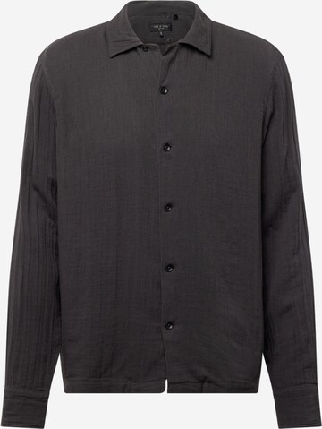 rag & bone - Ajuste regular Camisa en gris: frente