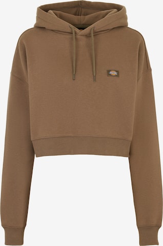 DICKIES Свитшот 'Oakport' в Коричневый: спереди