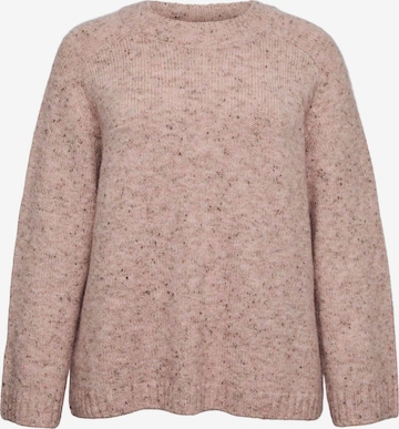 Vero Moda Curve Sweater 'VMCingrid' in Pink: front