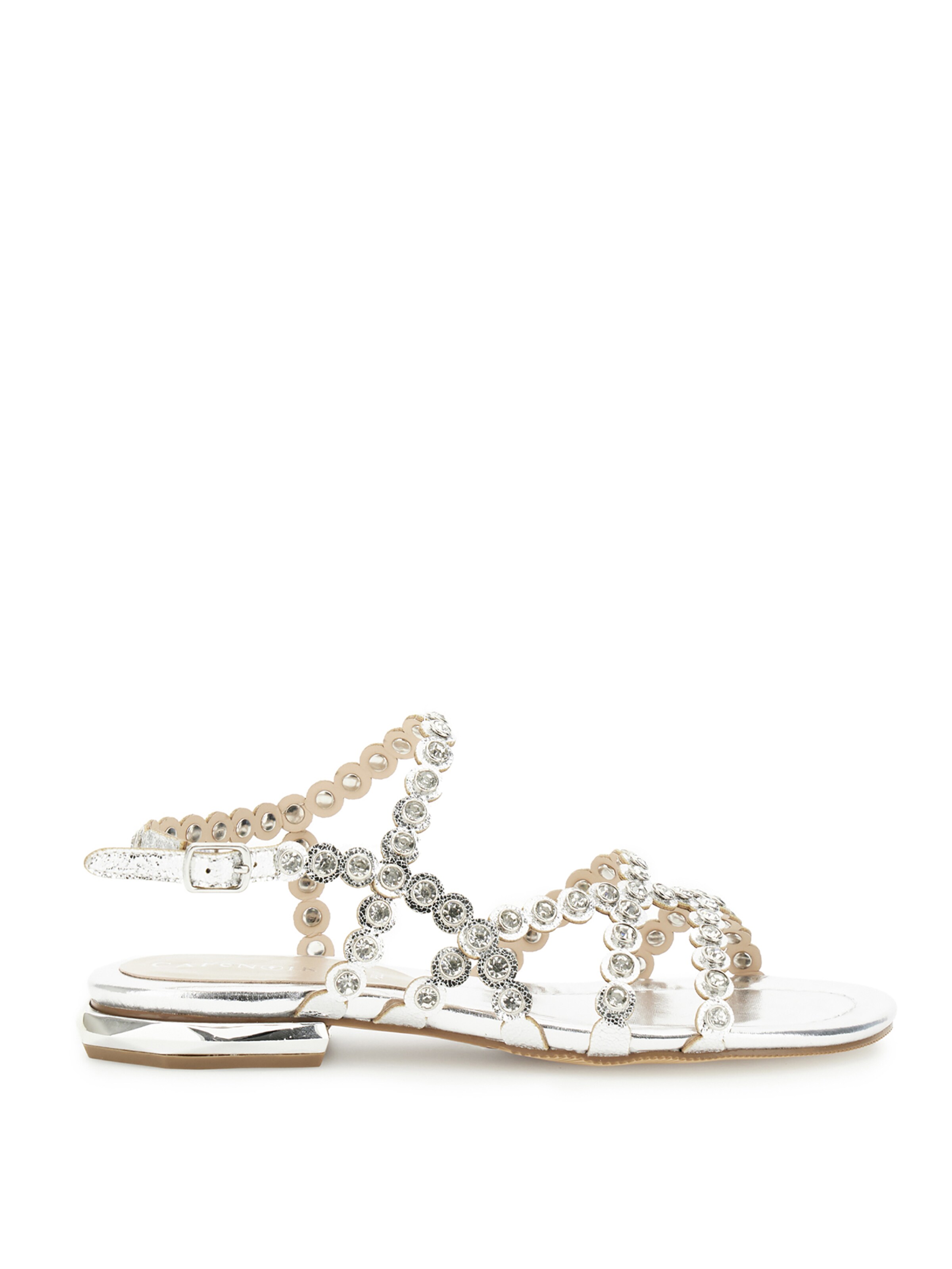 Sandalo con cinturino di CAFè NOIR in argento