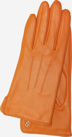 KESSLER Full Finger Gloves 'CARLA' in Orange: front