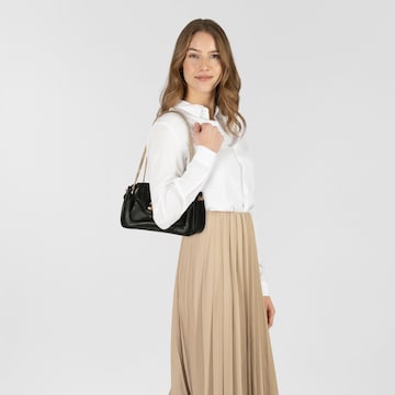 Sac bandoulière 'C-Me Fluffy' Coccinelle en noir : devant